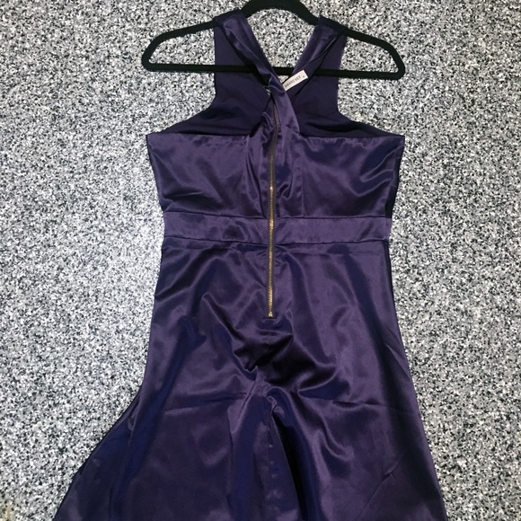 Smart Set ✦ Violet Unworn Satin Dress (size 8) - Picture 2 of 6